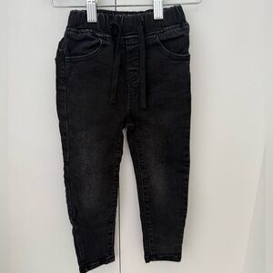 Little Bipsy Black Wash Denim 3/4